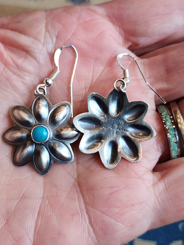 Robert Johnson Signed Daisy Earrings, Options 1 and 2