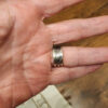 Jackson Hoskie Handmade Ring, Spiny Oyster and Sonoran Gold