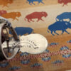 Jackson Hoskie Handmade Ring, Spiny Oyster and Sonoran Gold