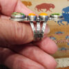 Jackson Hoskie Handmade Ring, Spiny Oyster and Sonoran Gold