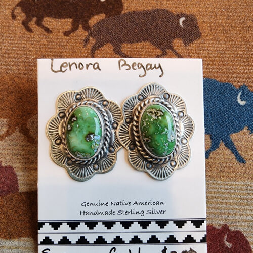 Lenora Begay Sonoran Gold Earrings