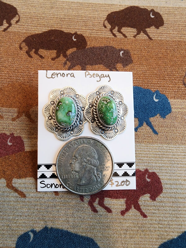 Lenora Begay Sonoran Gold Earrings