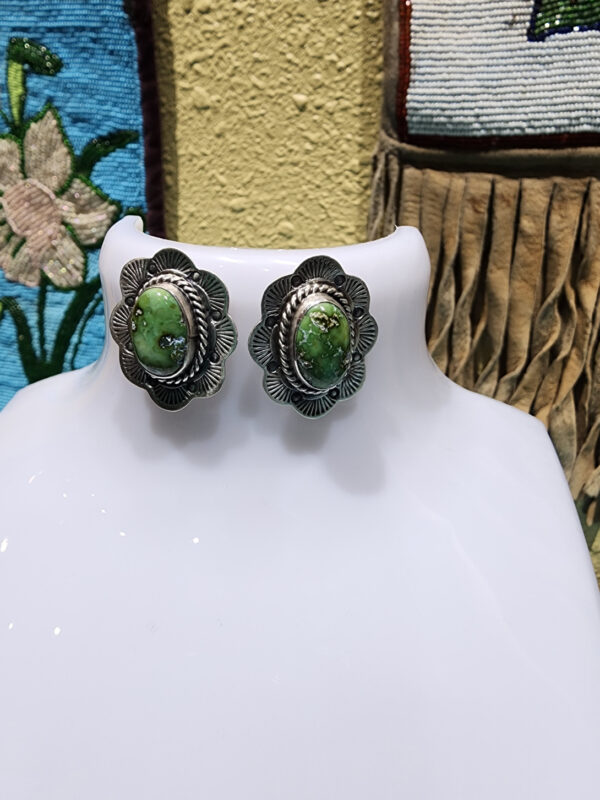 Lenora Begay Sonoran Gold Earrings