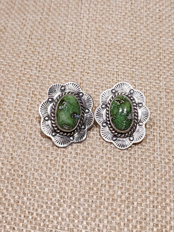 Lenora Begay Sonoran Gold Earrings