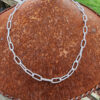 Handmade Sterling Silver Paperclip Chain