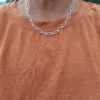 Handmade Sterling Silver Paperclip Chain