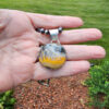 Bumblebee Jasper Handmade Pendant and Oxybeads