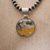 Bumblebee Jasper Handmade Pendant and Oxybeads