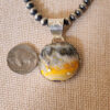 Bumblebee Jasper Handmade Pendant and Oxybeads