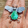 Tawney Willie Sonoran Gold Bug Ring, adjustable