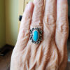 Paulina Armstrong Kingman Turquoise Ring, size 6.5