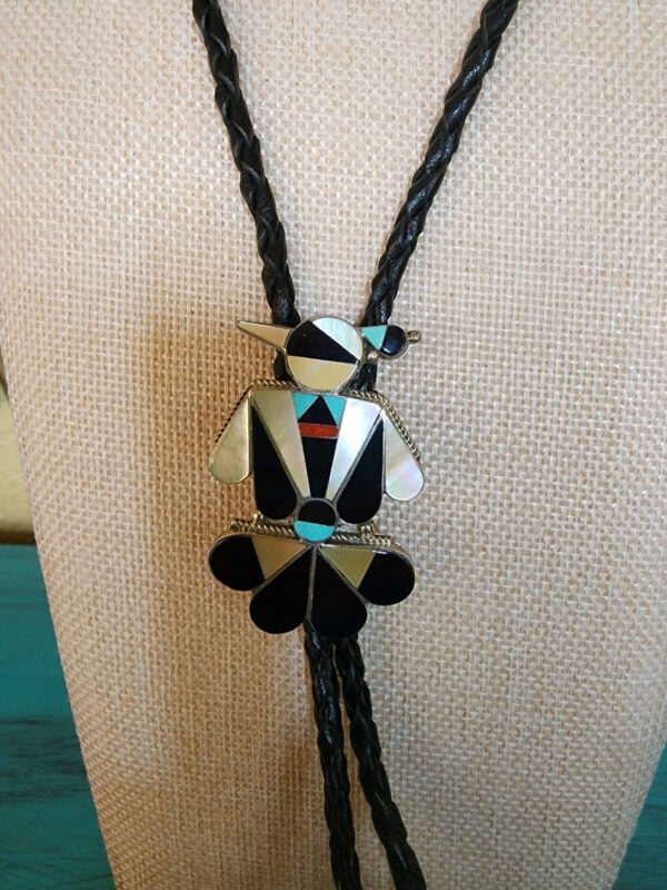 Allison Dishta Bolo Tie, Zuni Artist
