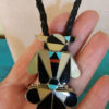 Allison Dishta Bolo Tie, Zuni Artist