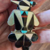 Allison Dishta Bolo Tie, Zuni Artist