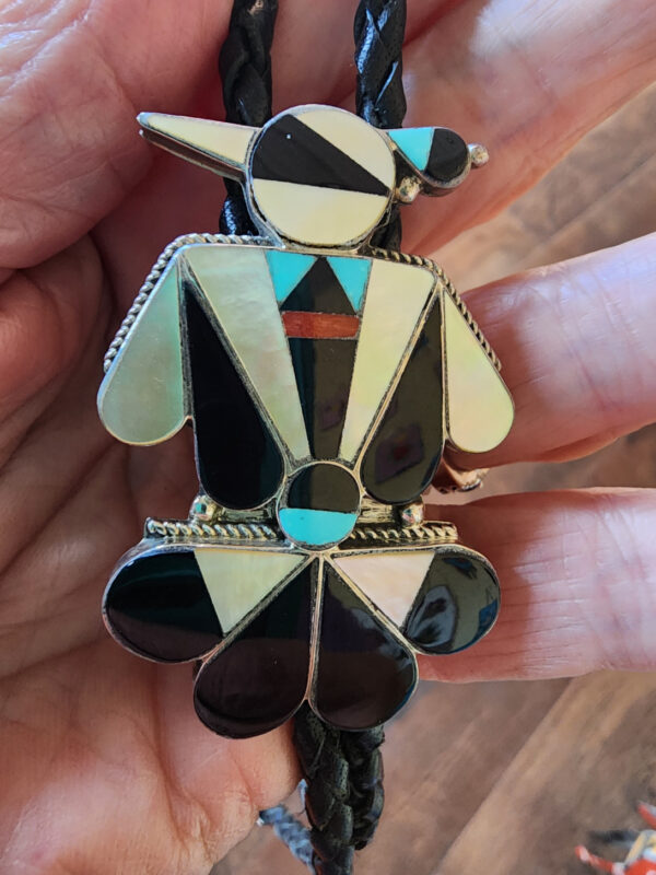 Allison Dishta Bolo Tie, Zuni Artist