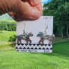 Alfred Martinez Spirit Horse Earrings, sterling silver Opt. 3