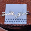 Alfred Martinez Spirit Horse Earrings, sterling silver