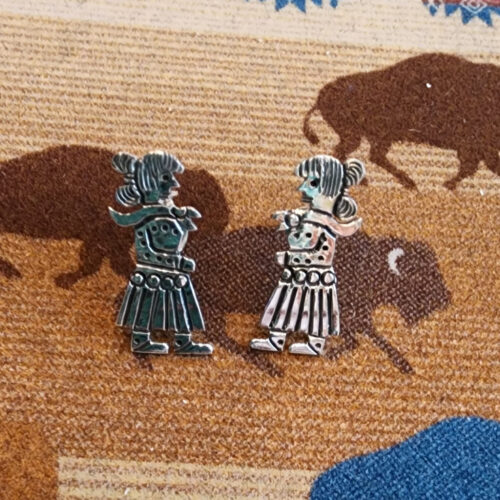 Zandra Tahe Sterling Silver Earrings