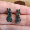 Zandra Tahe Sterling Silver Earrings