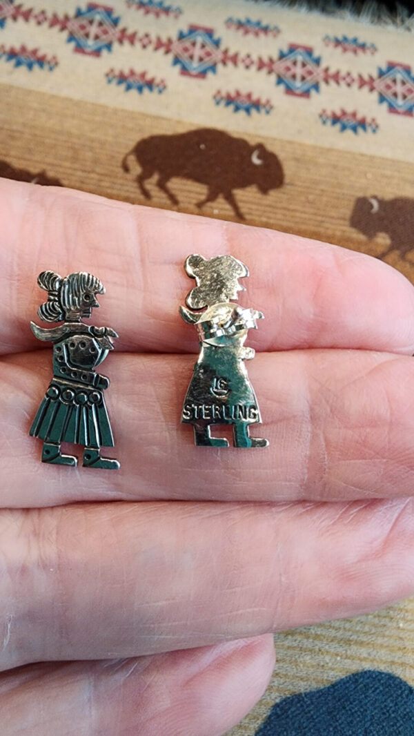 Zandra Tahe Sterling Silver Earrings