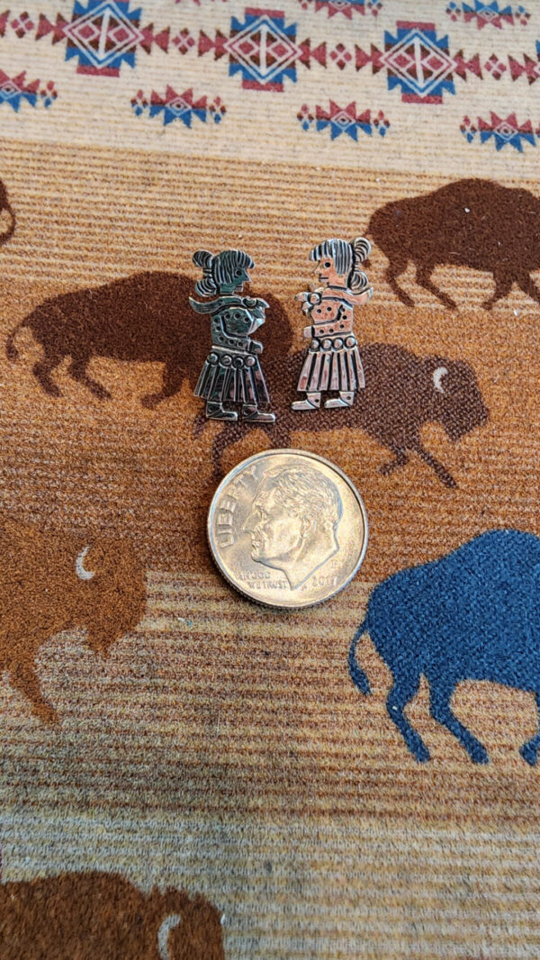 Zandra Tahe Sterling Silver Earrings