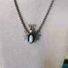 Lucille Platero Beetle Pin, wear as a pendant