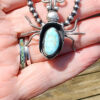 Lucille Platero Beetle Pin, wear as a pendant
