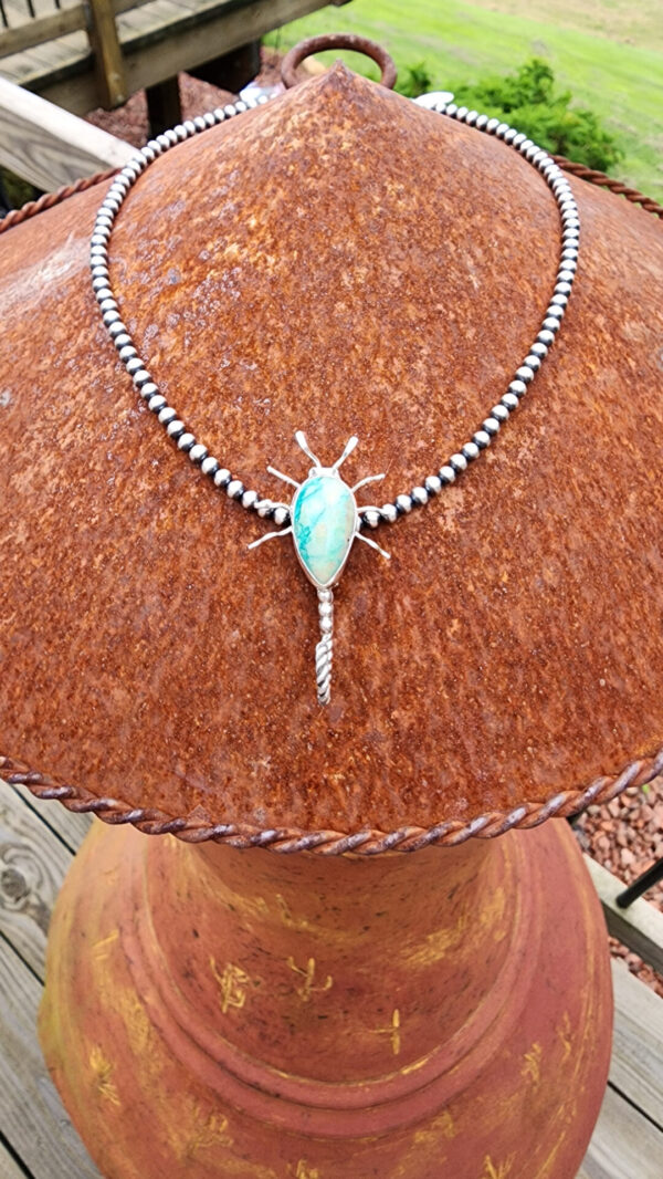 Lucille Platero Scorpion Pin, wear as a pendant