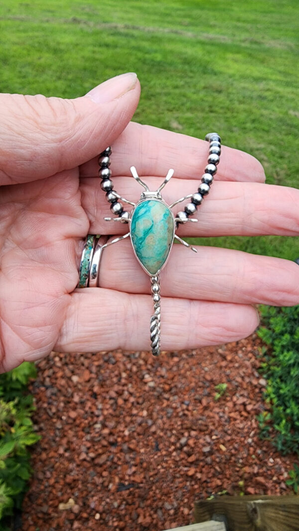 Lucille Platero Scorpion Pin, wear as a pendant