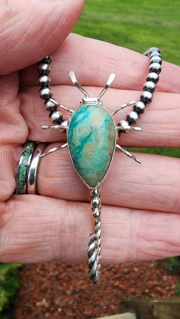Lucille Platero Scorpion Pin, wear as a pendant