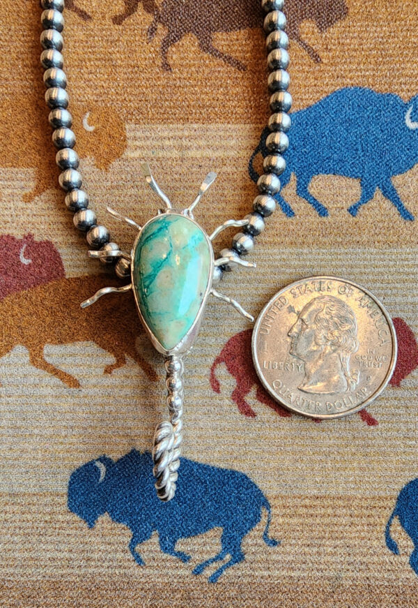 Lucille Platero Scorpion Pin, wear as a pendant