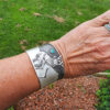 Kelsey Jimmie Tufa Cast Deer Kachina Cuff