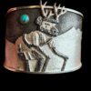 Kelsey Jimmie Tufa Cast Deer Kachina Cuff