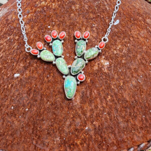 Kingman Turquoise Concho Earrings