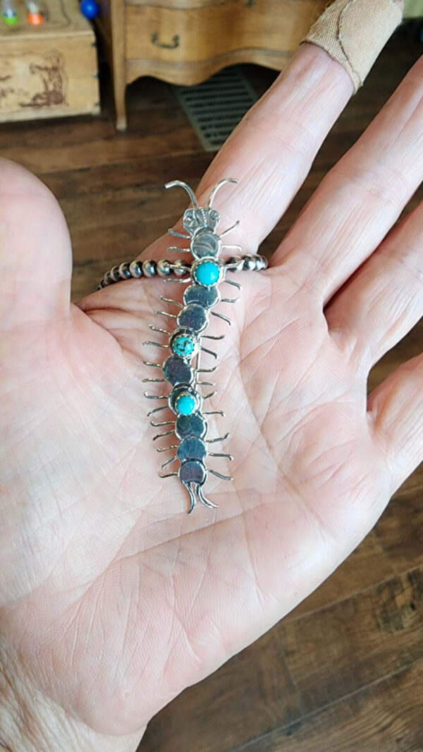 Lucille Platero Centipede Pin/Pendant