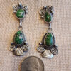Sonoran Gold Post Dangle Earrings, marked Draper