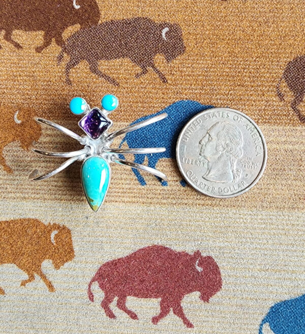 Sleeping Beauty, Amethyst and Sonoran Turquoise Bug