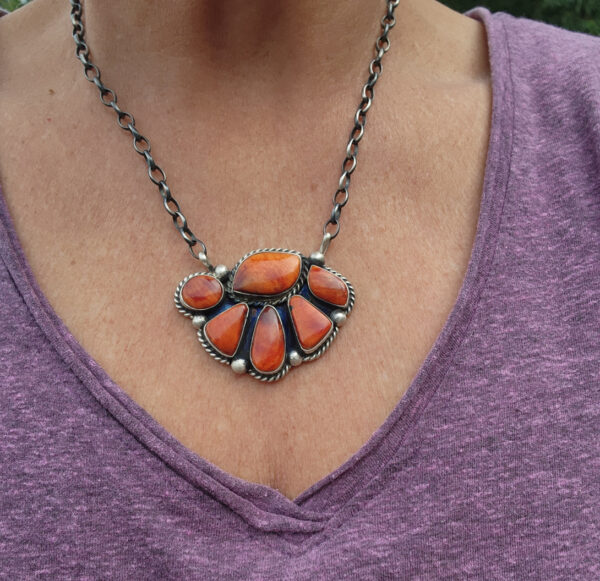 Augustine Largo Spiny Oyster Bar Necklace