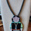 Joyce Waseta, Zuni, Inlay Pendant