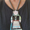 Joyce Waseta, Zuni, Inlay Pendant
