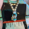 Joyce Waseta, Zuni, Inlay Pendant
