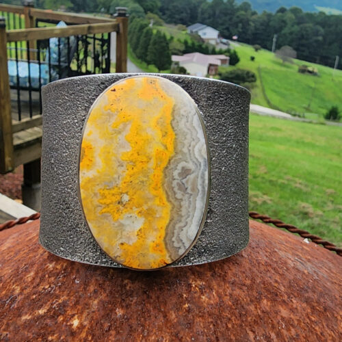 Kelsey Jimmie Tufa Cast Bumblebee Jasper Cuff
