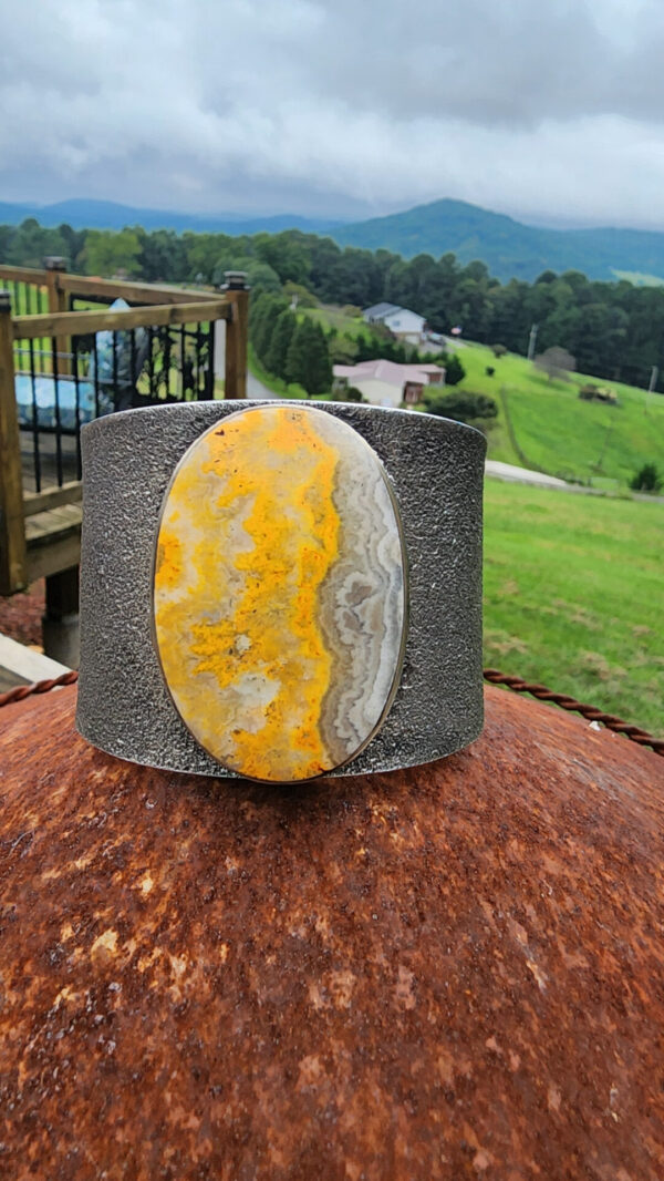 Kelsey Jimmie Tufa Cast Bumblebee Jasper Cuff
