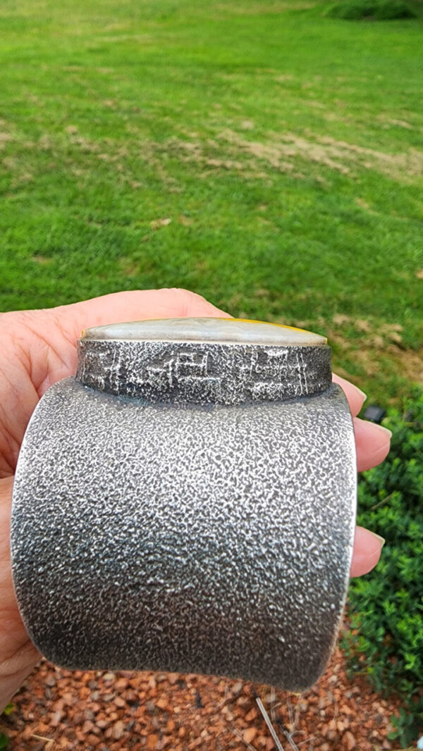 Kelsey Jimmie Tufa Cast Bumblebee Jasper Cuff