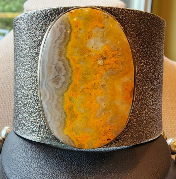 Kelsey Jimmie Tufa Cast Bumblebee Jasper Cuff