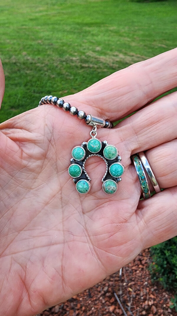 ML Perry Campitos Naja Pendant and Sterling Silver Bead Strand