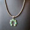 ML Perry Campitos Naja Pendant and Sterling Silver Bead Strand