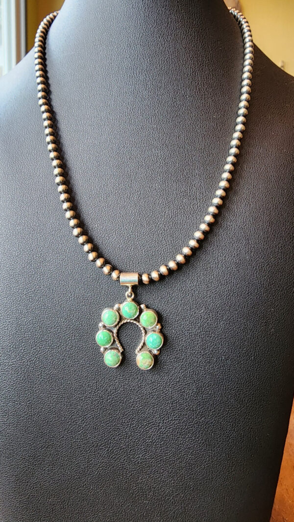 ML Perry Campitos Naja Pendant and Sterling Silver Bead Strand