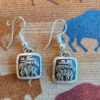 Sterling Silver Earrings with Overlay, Options 1 and 2