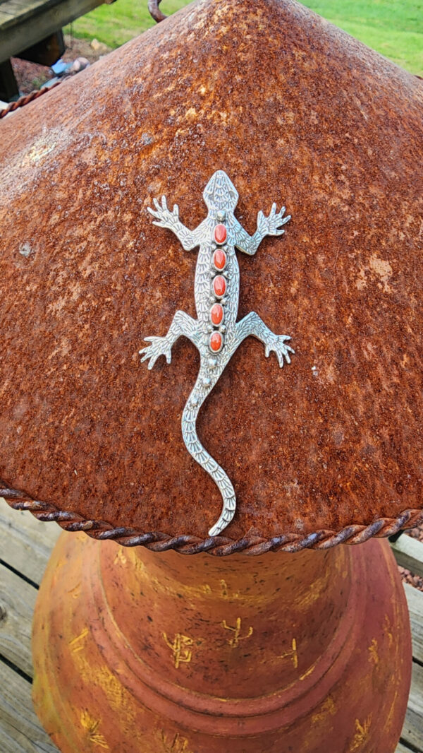 Lee Charley Mediterranean Coral Pin/Pendant